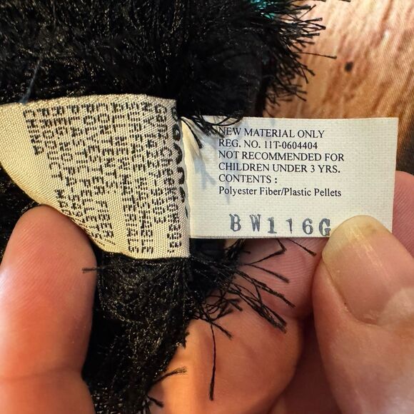 Webkinz Classic Black Bear HM004 Plush Stuffed Animal Toy Ganz No Code - Picture 8 of 9